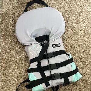 BOTE infant Life Jacket - Gray and Mint
